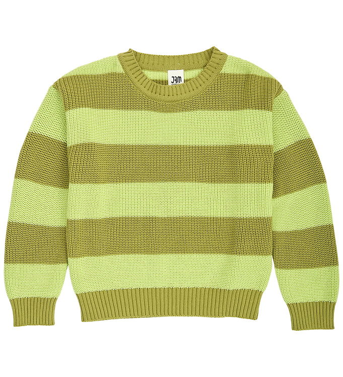 Müsli Bluse - Strik - Pear m. Striber