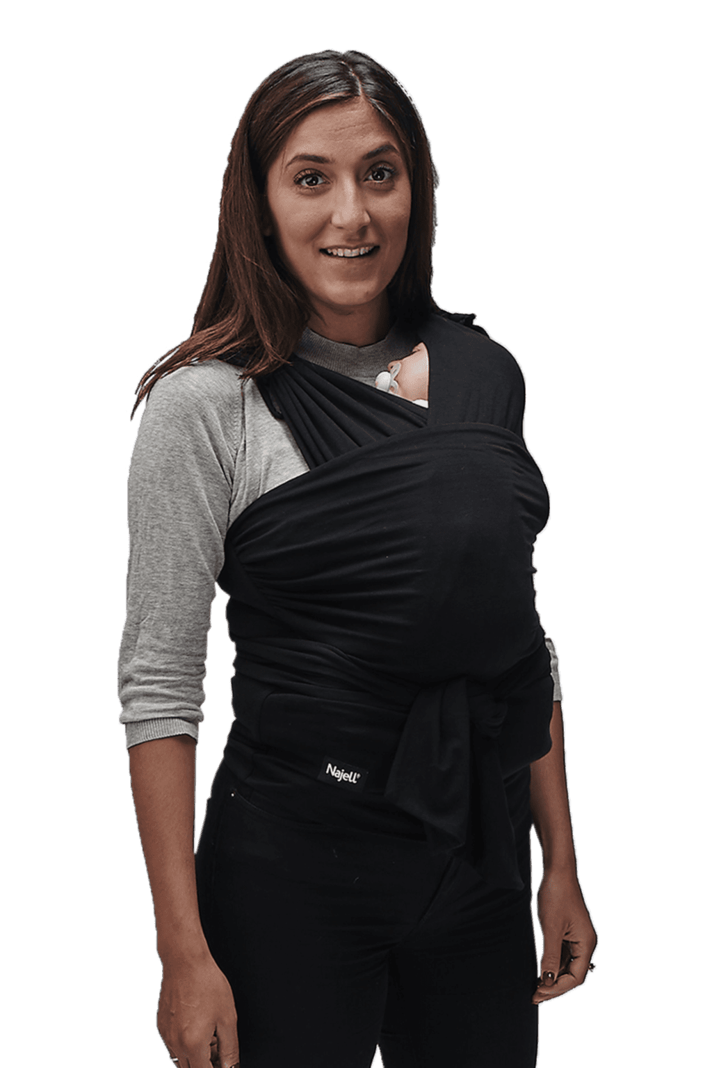Najell Wrap - Charcoal Black L