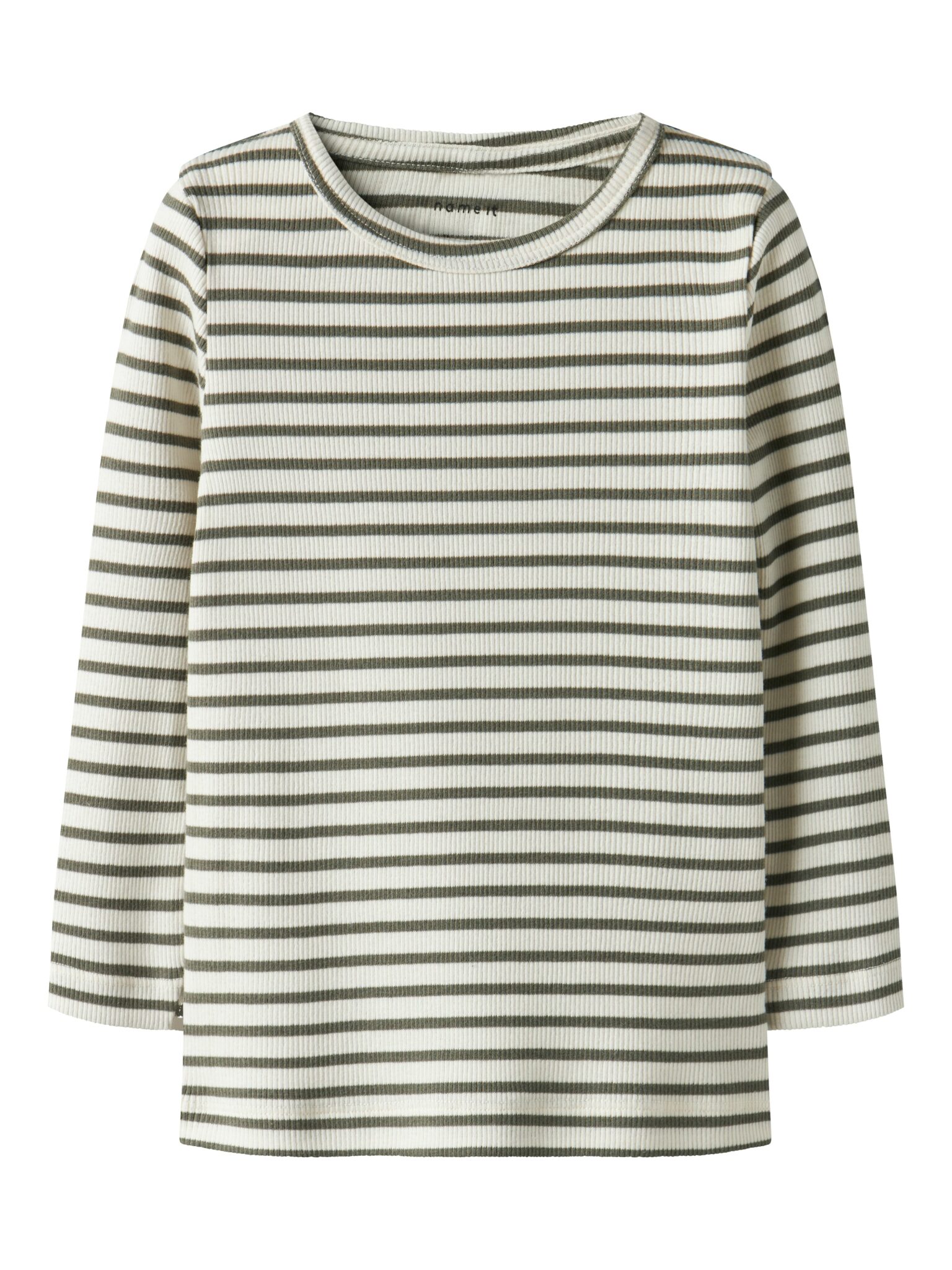 Name It Bani Ls Shirt Noos - Dusty Olive - 86 cm