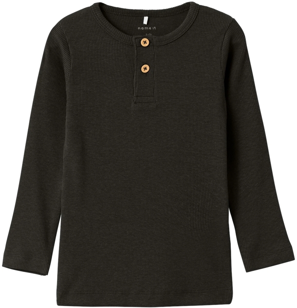 Name It Bluse - Kab Rib - Sort Name It Bluse - Kab Rib - Sort