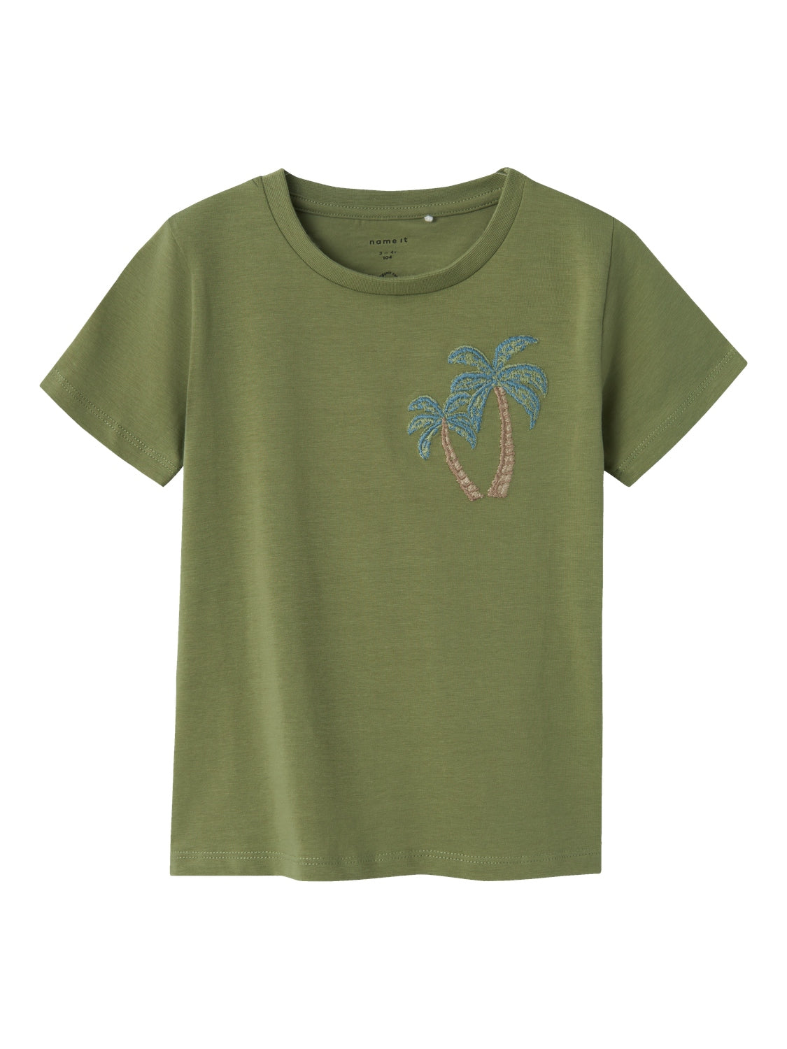 Name It Hakan T-shirt - Oil Green - 80 cm Name It Hakan T-shirt - Oil Green - 80 cm
