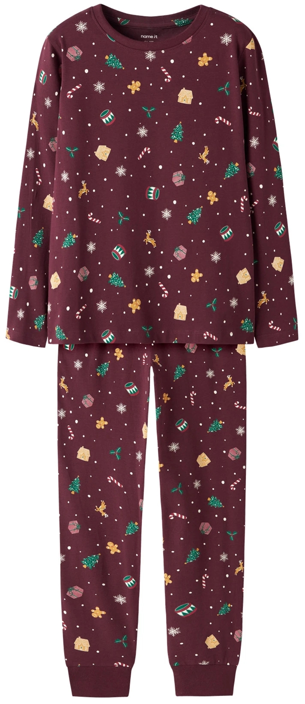 Name It Julenattøj - Vismas - Burgundy - Kids Name It Julenattøj - Vismas - Burgundy - Kids