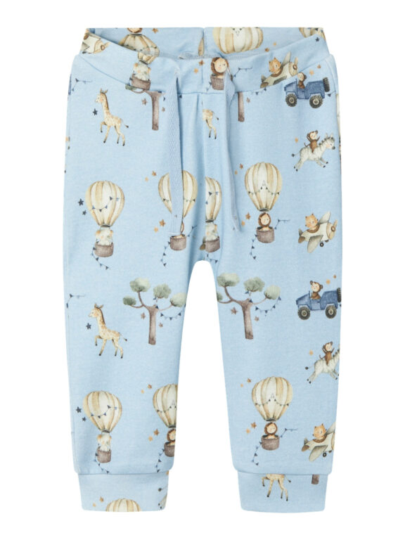 Name It Julius Pants - Chambray Blue Melange - 50 cm Name It Julius Pants - Chambray Blue Melange - 50 cm