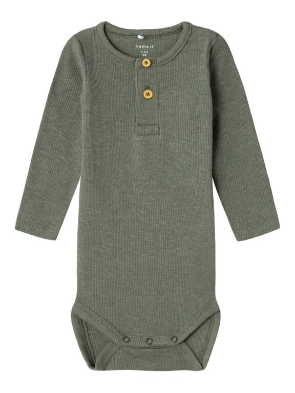 Name It Kab Body Noos - Dusty Olive Melange - 50 cm