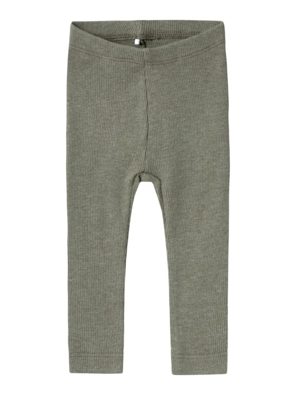 Name It Kab Leggings Noos - Dusty Olive Melange - 50 cm