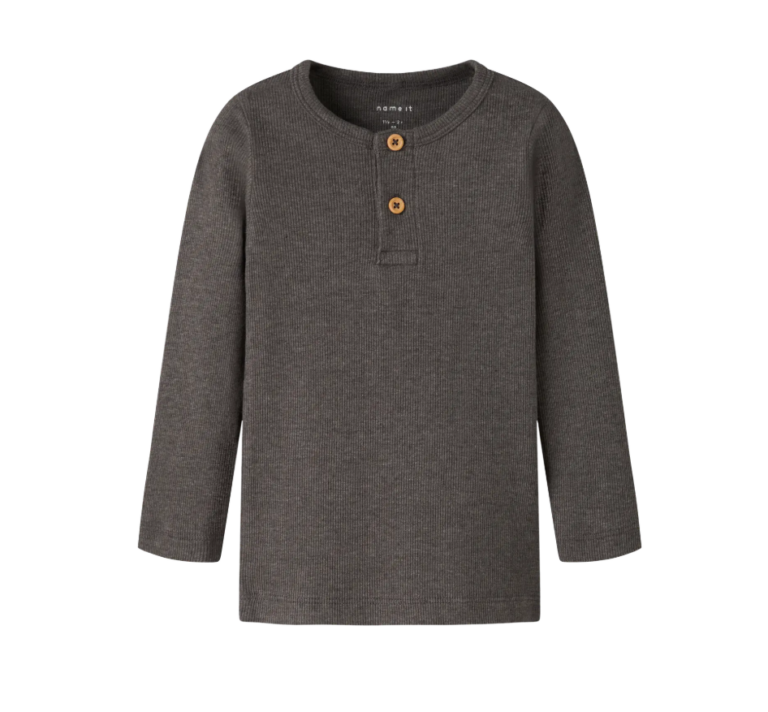 Name It Kab Ls Shirt Noos - Delicioso Melange - 86 cm