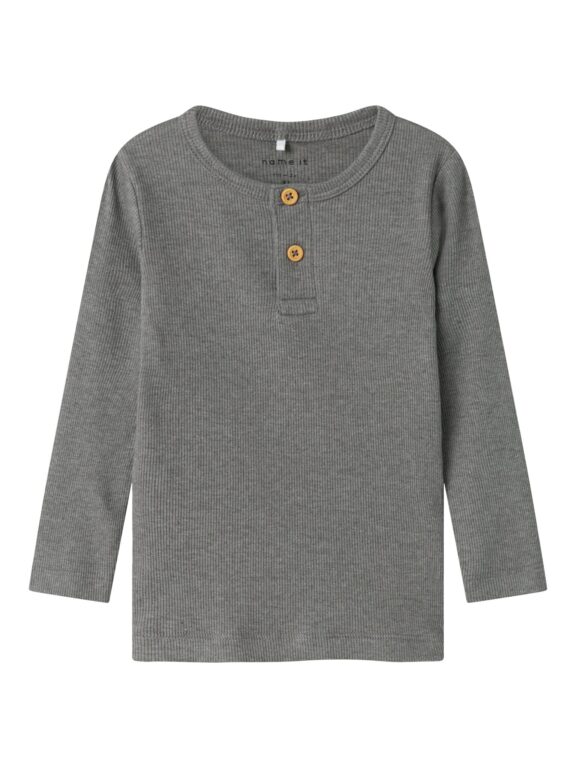 Name It Kab Ls Shirt Noos - Mockingbird Melange - 86 cm