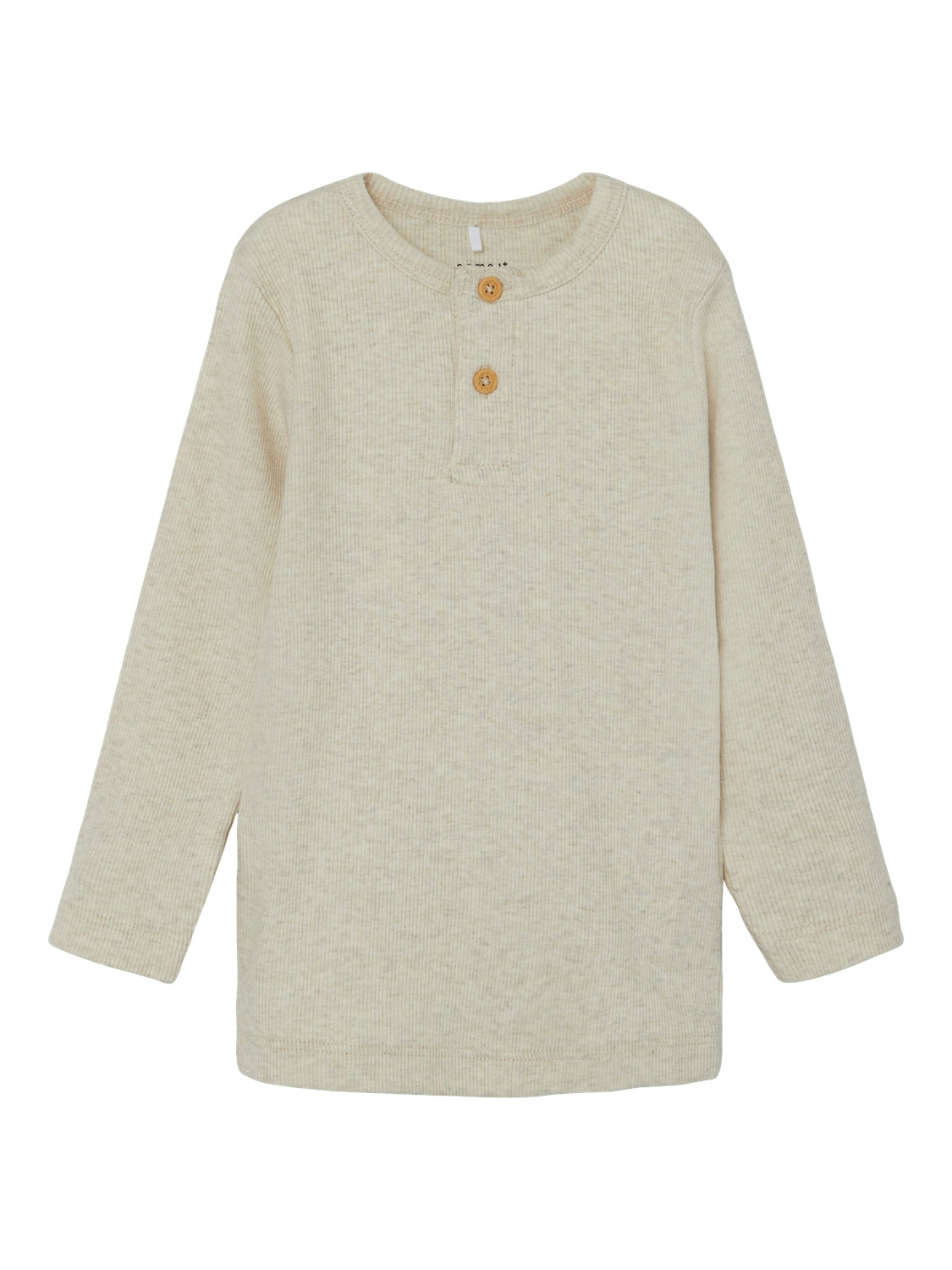 Name It Kab Ls Shirt Noos - Peyote Melange - 86 cm Name It Kab Ls Shirt Noos - Peyote Melange - 86 cm