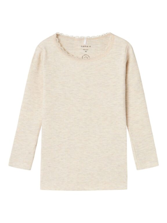 Name It Kab Ls Top Noos - Peyote Melange - 86 cm Name It Kab Ls Top Noos - Peyote Melange - 86 cm