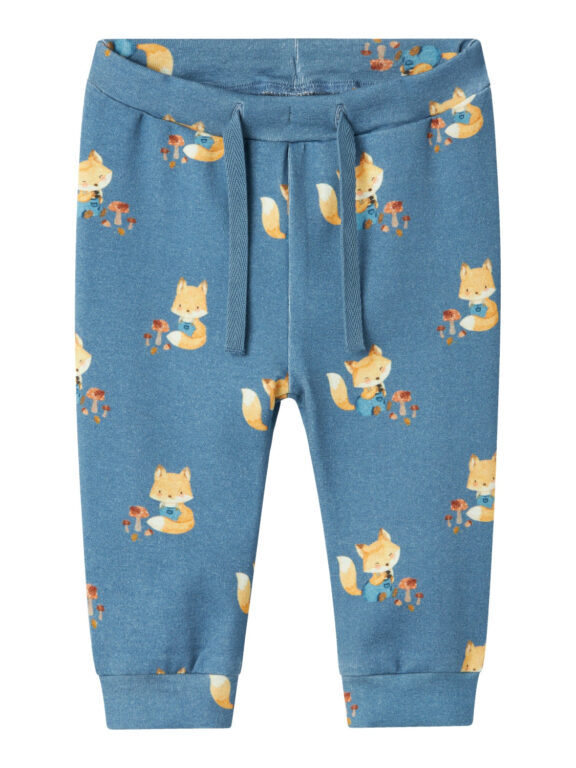 Name It Lox Pants - Coronet Blue Melange - 50 cm