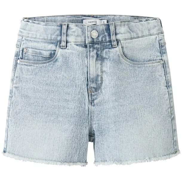 Name It Shorts - NkfRose - Light Blue Bleached Denim Name It Shorts - NkfRose - Light Blue Bleached Denim