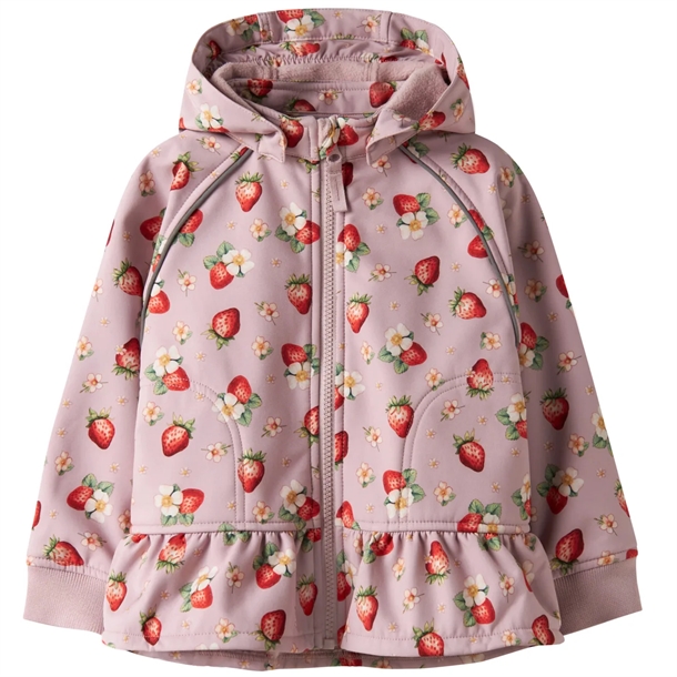 Name It Softshell Jakke - nmfAlfa08 - Keepsake Lilac STRAWBERRY Name It Softshell Jakke - nmfAlfa08 - Keepsake Lilac STRAWBERRY