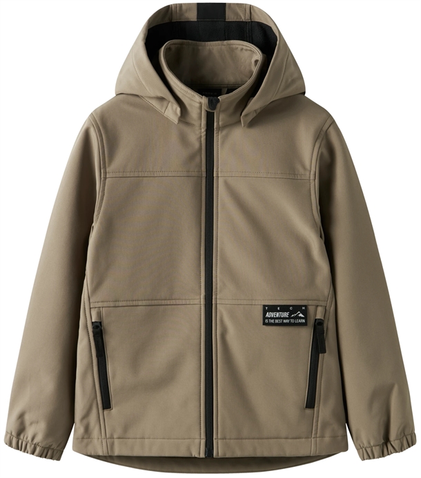 Name It Softshell Jakke - nmmAlfa08 - Fossil