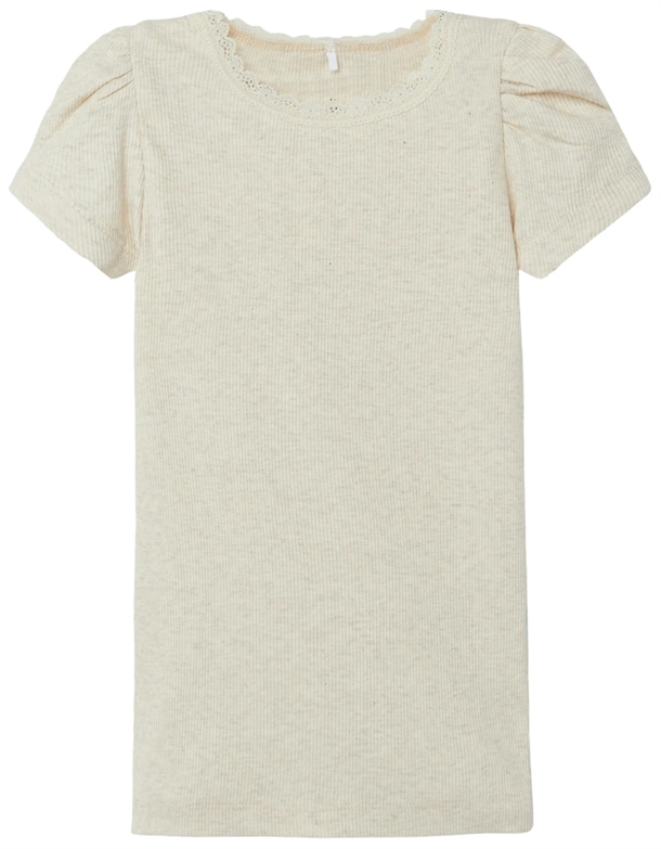 Name It T-shirt - Kab - Rib - Peyote Melange Name It T-shirt - Kab - Rib - Peyote Melange
