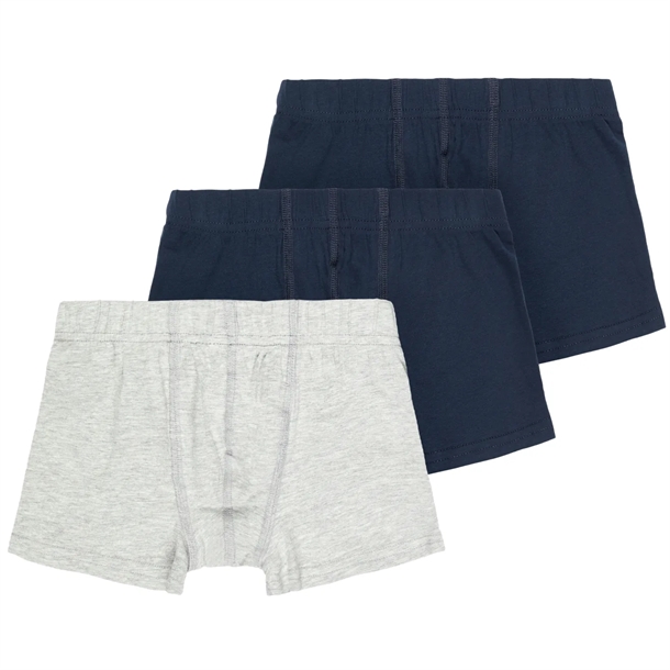 Name It Underbukser - 3-pak Boxershorts - Grey Melange