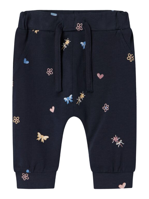 Name It Vandora Pants - Navy Blazer/Bow & Hearts - 56 cm