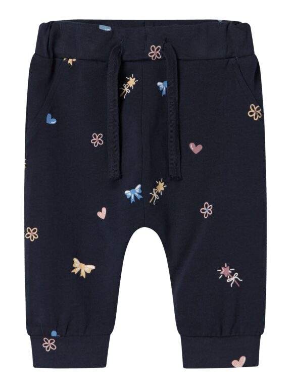 Name It Vandora Pants - Navy Blazer/Bow & Hearts - 56 cm