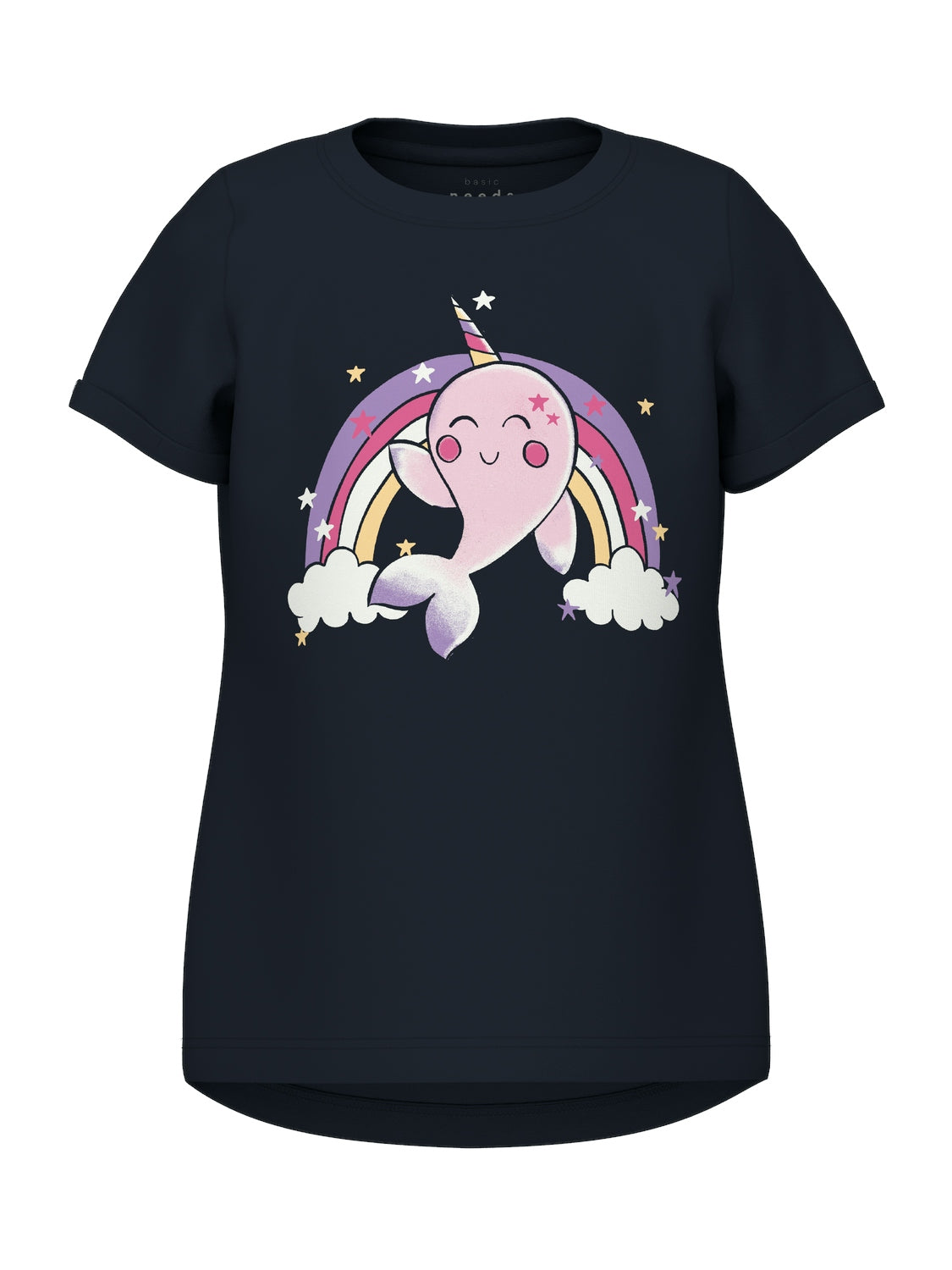 Name It Vix T-shirt - Dark Sapphire Whale - 80 cm