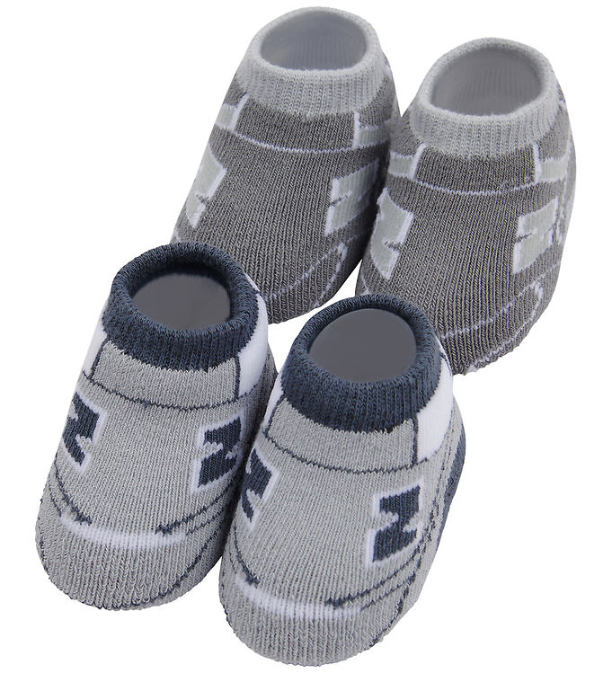 New Balance Ankelstrømper - 2-pak - Grey Matter