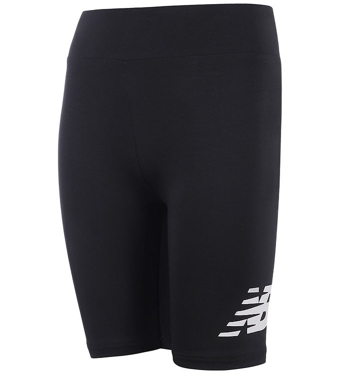 New Balance Cykelshorts - Stacked Logo - Caviar