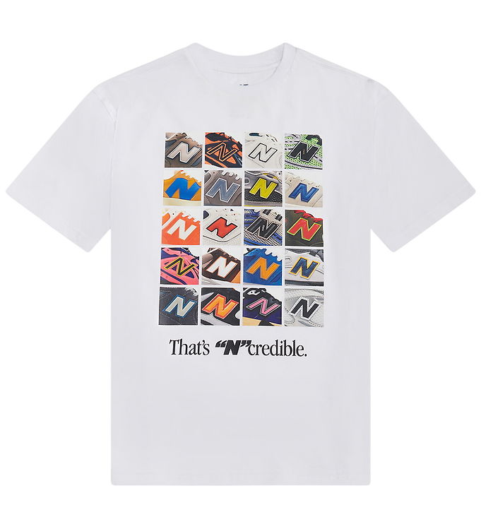 New Balance T-shirt - Celebrated Icons - Bright White New Balance T-shirt - Celebrated Icons - Bright White
