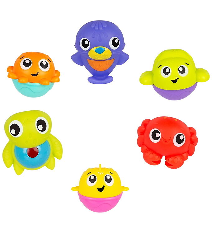 Playgro Badelegetøj - 6 stk. - Scoop & Stash - Water Play Pals