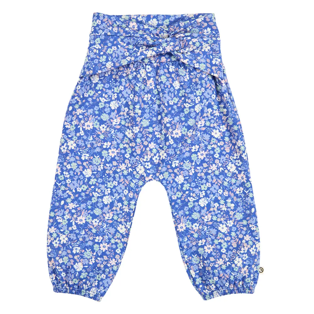 Primrose Blomstrede Bukser - Azure blue/ Nectar/ Tofu - 74 Primrose Blomstrede Bukser - Azure blue/ Nectar/ Tofu - 74