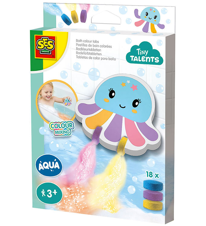 SES Creative Badelegetøj - Blæksprutte m. Badfarver SES Creative Badelegetøj - Blæksprutte m. Badfarver
