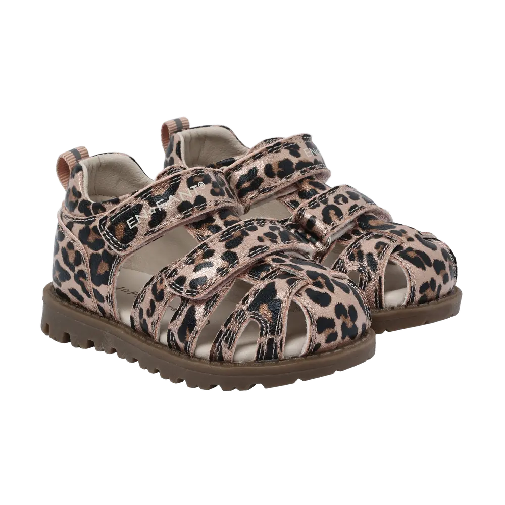 Sandal m. Velcro - Sepia Rose - 23 Sandal m. Velcro - Sepia Rose - 23