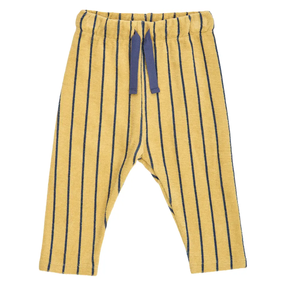 Terry Stribede Bukser - Hemp/ Navy - 80