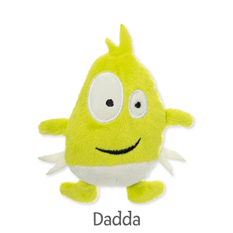 Babblarna | Babblarna sprogtræning Plys - Bamse 12 cm Dadda