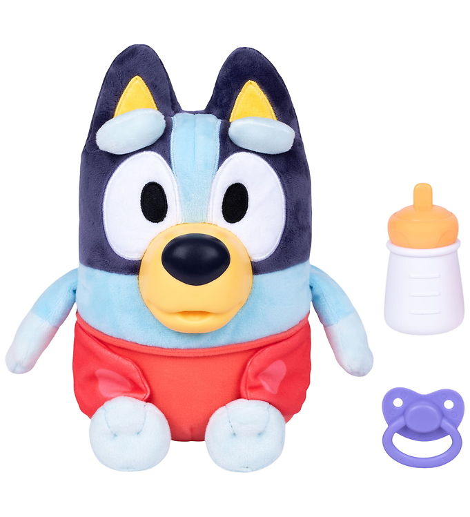 Bluey Bamse m. Tilbehør - 10 Lyde - Baby Race