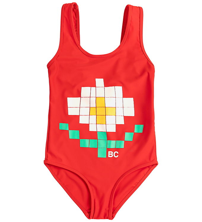 Bobo Choses Badedragt - Pixel Daisy - Rød