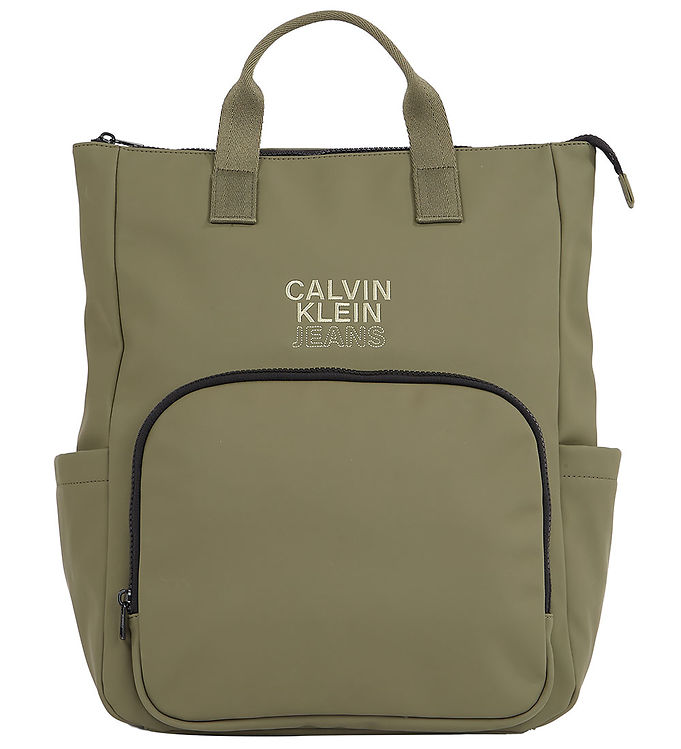 Calvin Klein Pusletaske - Rubber Diaper BP - Dusty Olive Calvin Klein Pusletaske - Rubber Diaper BP - Dusty Olive