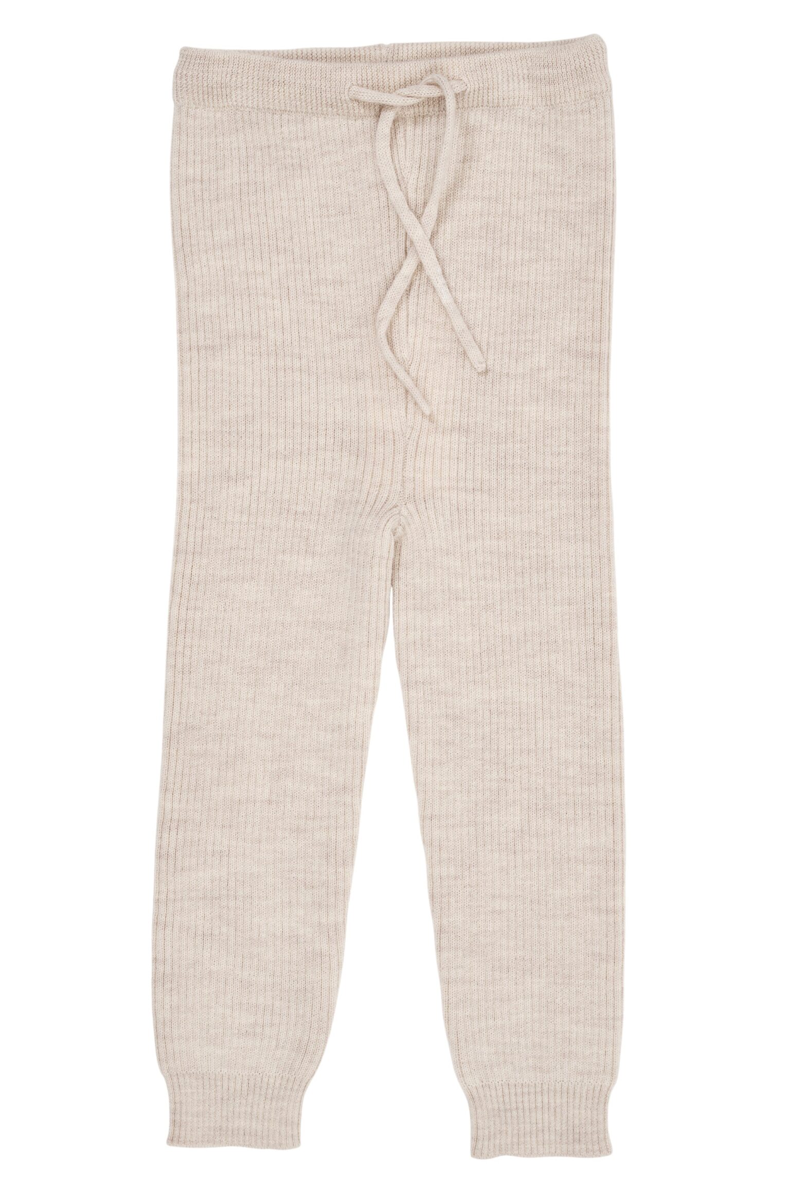 Copenhagen Colors Merino Leggings - Pale Cream Melange - 86 cm