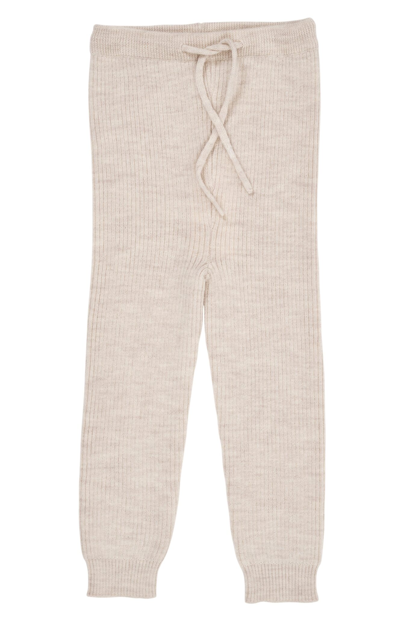 Copenhagen Colors Merino Leggings - Pale Cream Melange - 86 cm