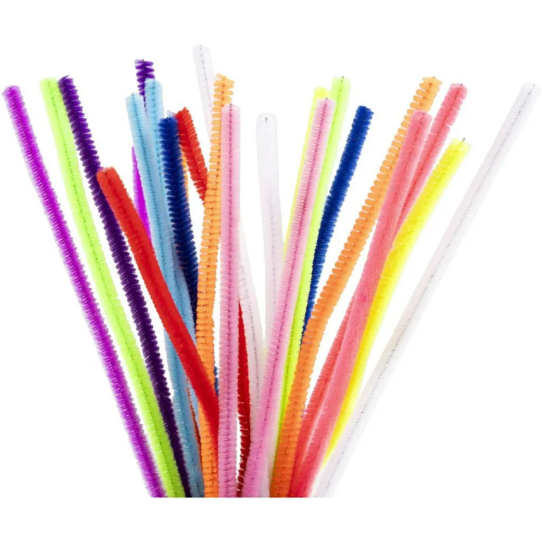 Creativ Company | Chenille Ø6 mm. - Colorful, 25 stk