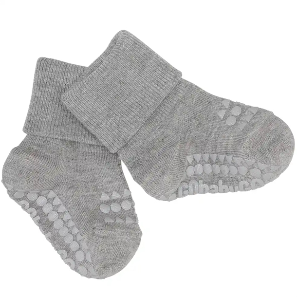 GoBabyGo Strømper - bambus - Grey Melange