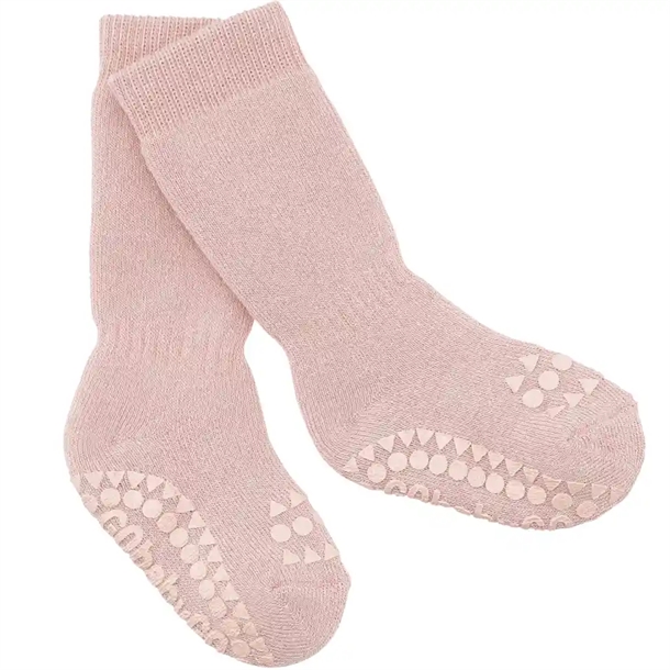 GoBabyGo Strømper - tyk bomuld - Dusty Rose