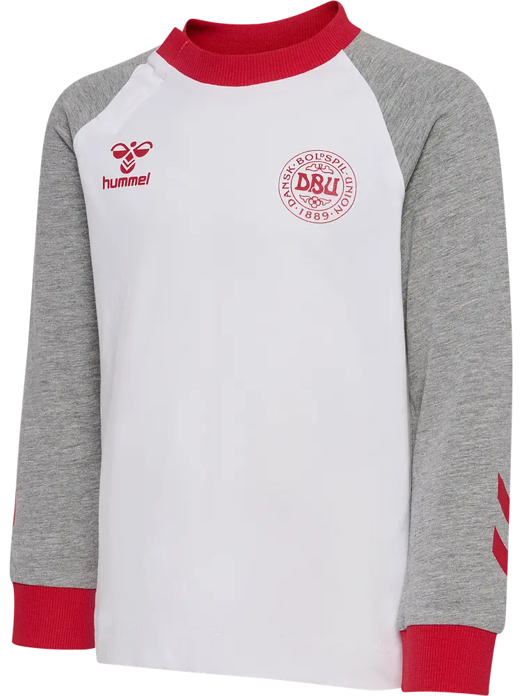 Hummel Mini DBU Langærmet T-Shirt - White - 110 Hummel Mini DBU Langærmet T-Shirt - White - 110
