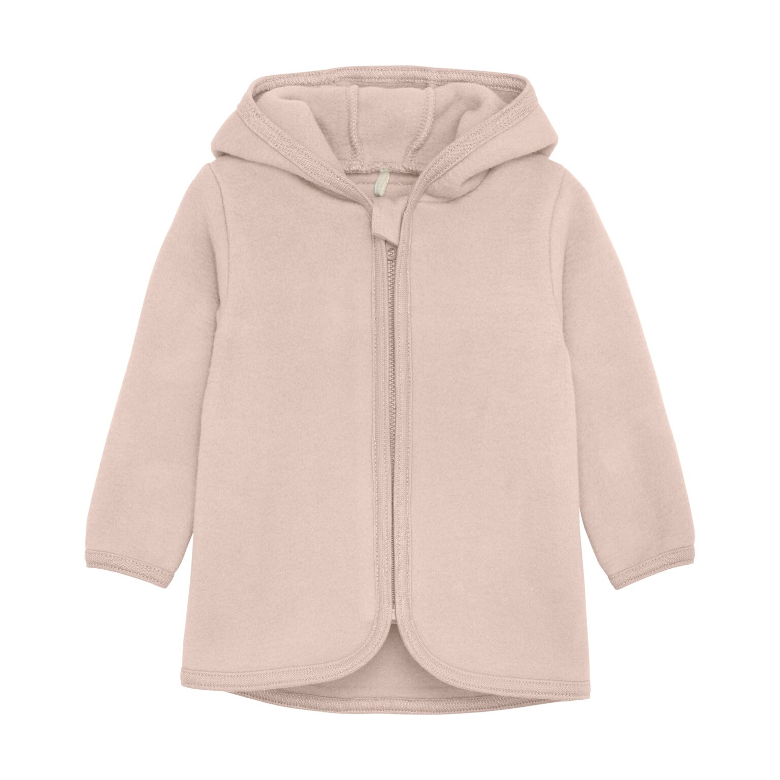 Huttelihut Babyjakke m. øre - Almond Peach - 50 cm Huttelihut Babyjakke m. øre - Almond Peach - 50 cm