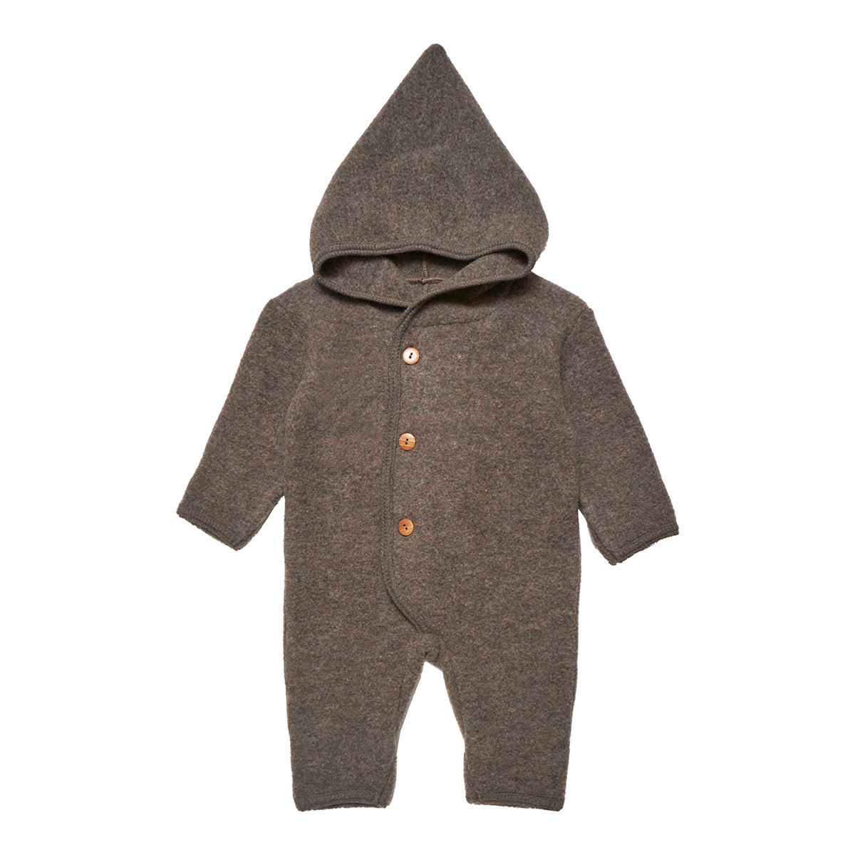Huttelihut Billie Uld Babydragt - Cocoa Brown - 56-62 cm / 2-4 mdr. Huttelihut Billie Uld Babydragt - Cocoa Brown - 56-62 cm / 2-4 mdr.