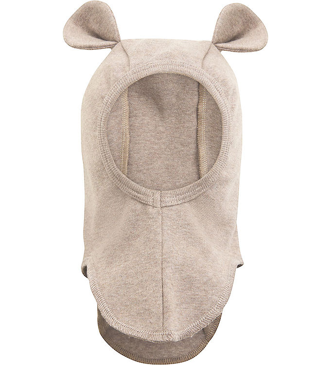Huttelihut Elefanthue - 1-lags - Camel Melange m. Ører