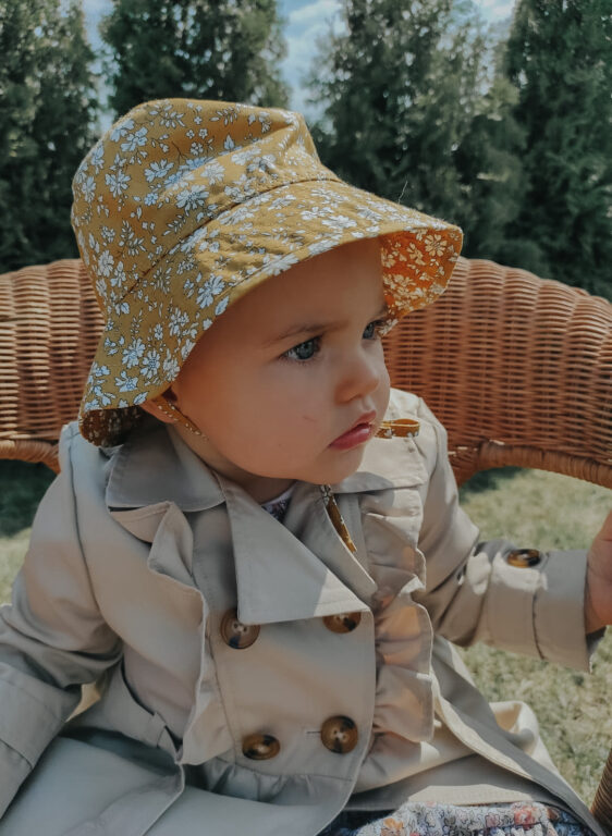 Huttelihut Festival Hat Liberty Mustard - 6-12 mdr