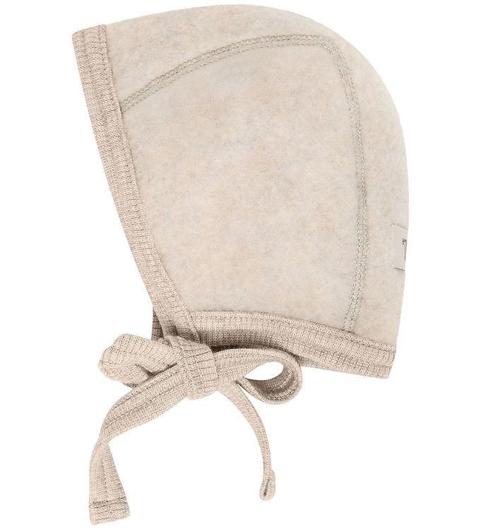 Huttelihut Hjelm - Uldfleece - Noos - Camel Melange