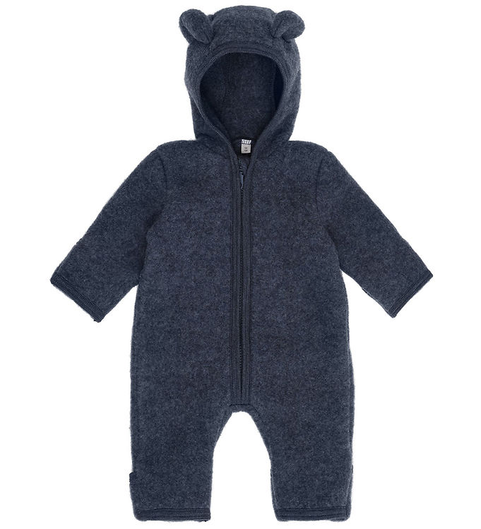 Huttelihut Køredragt - Uldfleece - Noos - Ombre Blue Melange m- Huttelihut Køredragt - Uldfleece - Noos - Ombre Blue Melange m-