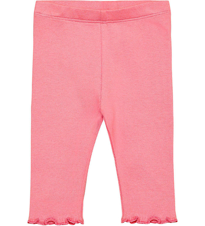 Huttelihut Leggings - Rib - Modal/Bomuld - Plumeria