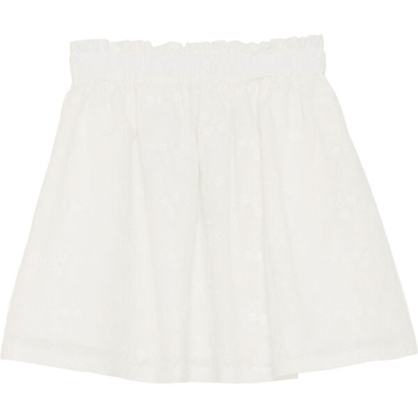 Huttelihut Nederdel - Embroidery - Antique White