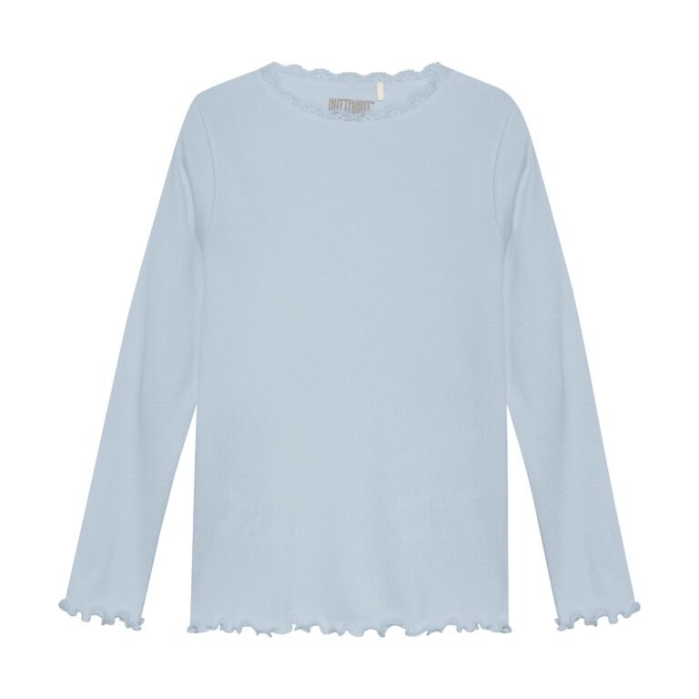 Huttelihut Rib Shirt - Celestial Blue - 86 cm