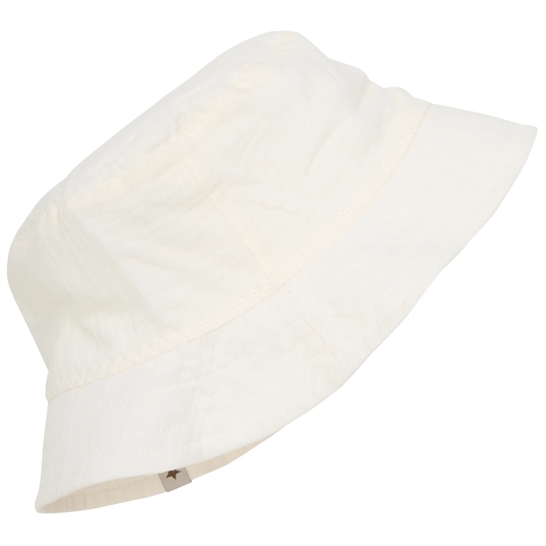 Huttelihut Solhat - Bøllehat - Muslin - Antique White